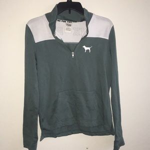 Pink VS quarter zip pullover